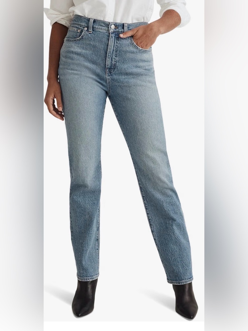 Madewell Light Blue 90’s Straight Jeans Sz 28